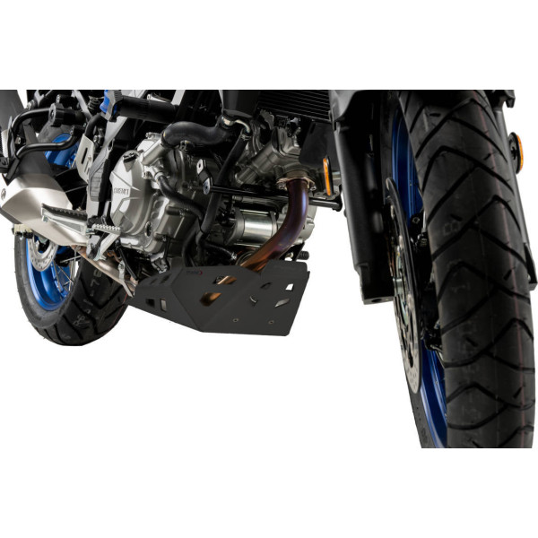 Puig Puig aluminium belly pan | black | suzuki v-strom 650 2021>current